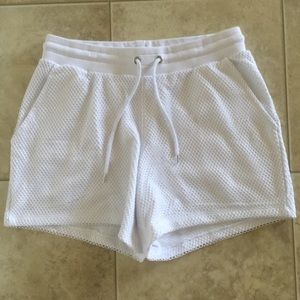 Men’s white shorts